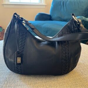 Ralph Lauren Black Leather Shoulder Bag